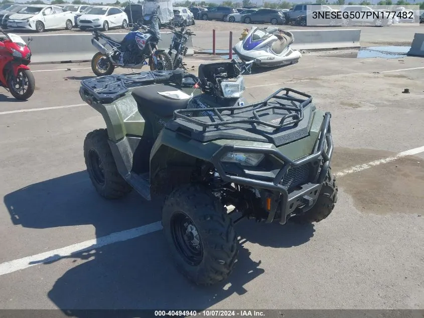 2023 Polaris Sportsman 450 VIN: 3NESEG507PN177482 Lot: 40494940