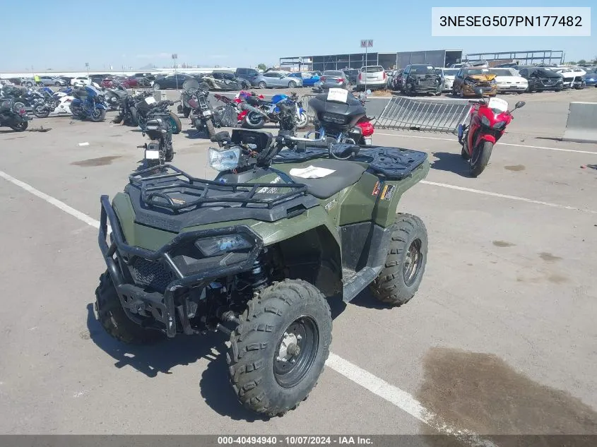 2023 Polaris Sportsman 450 VIN: 3NESEG507PN177482 Lot: 40494940