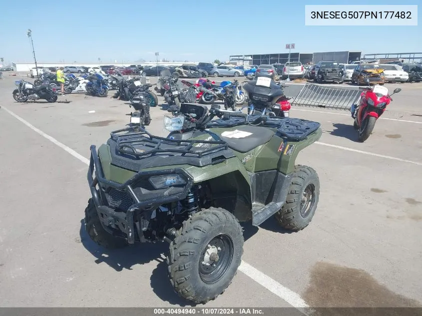 2023 Polaris Sportsman 450 VIN: 3NESEG507PN177482 Lot: 40494940