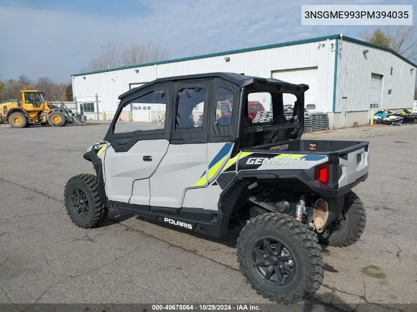 2023 Polaris General Xp 4 1000 Sport VIN: 3NSGME993PM394035 Lot: 40675064