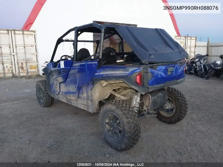 2024 Polaris General Xp 4 1000 Premium VIN: 3NSGMP990RH088076 Lot: 12082631