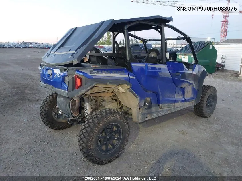 2024 Polaris General Xp 4 1000 Premium VIN: 3NSGMP990RH088076 Lot: 12082631