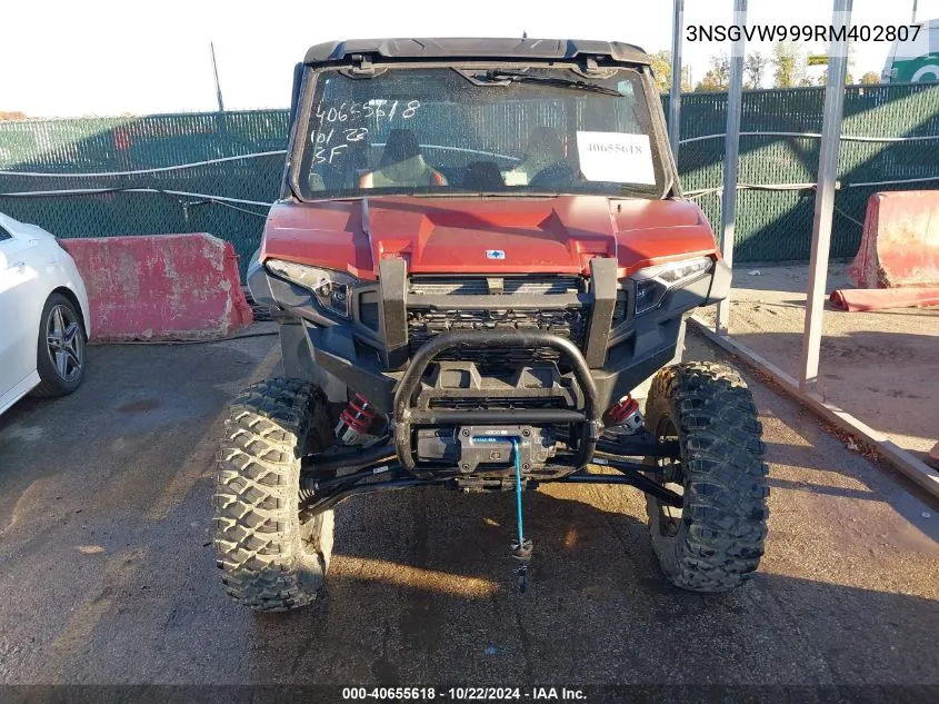 2024 Polaris Xpedition Adv 1000 Northstar VIN: 3NSGVW999RM402807 Lot: 40655618