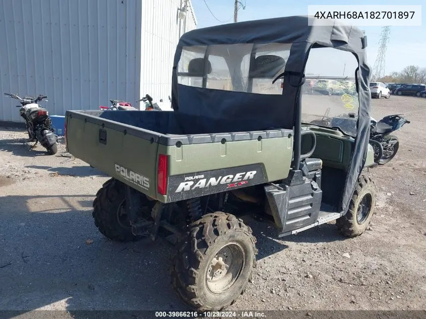 2008 Polaris Ranger Xp VIN: 4XARH68A182701897 Lot: 39866216