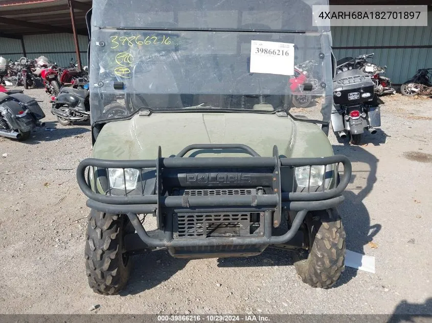 2008 Polaris Ranger Xp VIN: 4XARH68A182701897 Lot: 39866216