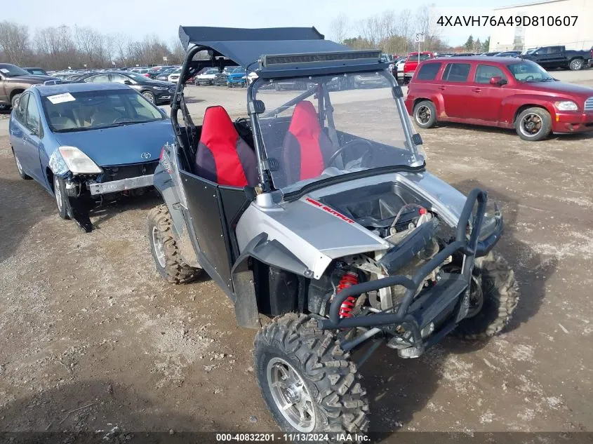 2009 Polaris Ranger Rzr/S VIN: 4XAVH76A49D810607 Lot: 40832201