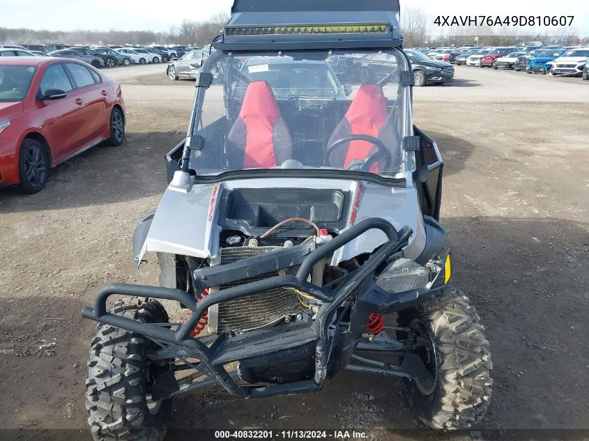 2009 Polaris Ranger Rzr/S VIN: 4XAVH76A49D810607 Lot: 40832201