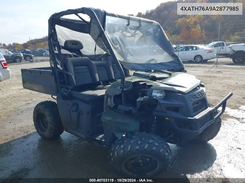 2010 Polaris Ranger 800/Xp VIN: 4XATH76A9A2877985 Lot: 40703119