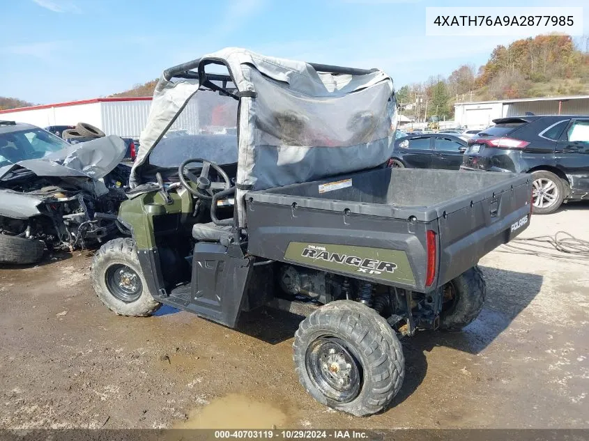 2010 Polaris Ranger 800/Xp VIN: 4XATH76A9A2877985 Lot: 40703119