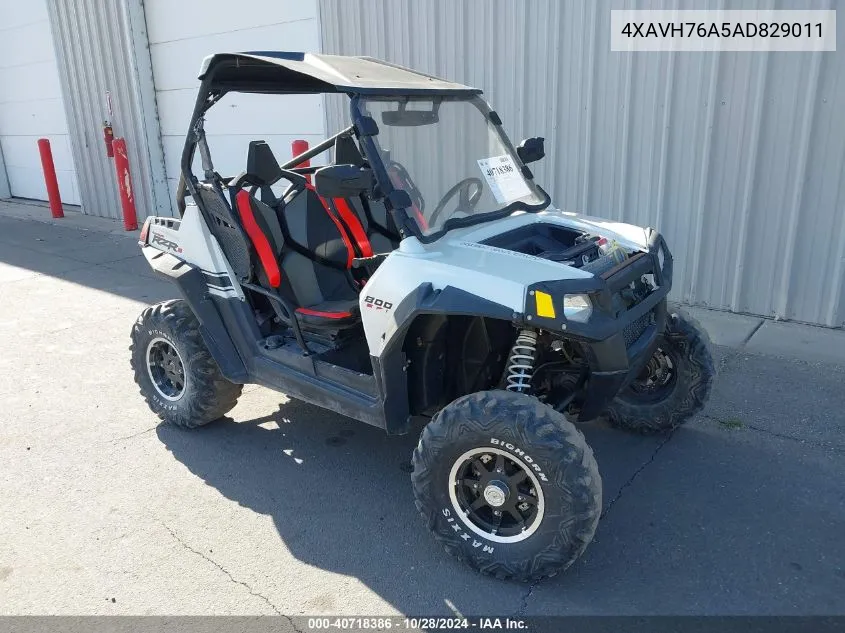 2010 Polaris Ranger Rzr VIN: 4XAVH76A5AD829011 Lot: 40718386