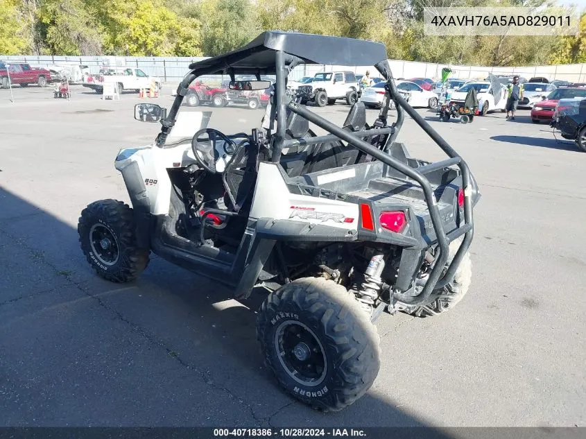 2010 Polaris Ranger Rzr VIN: 4XAVH76A5AD829011 Lot: 40718386