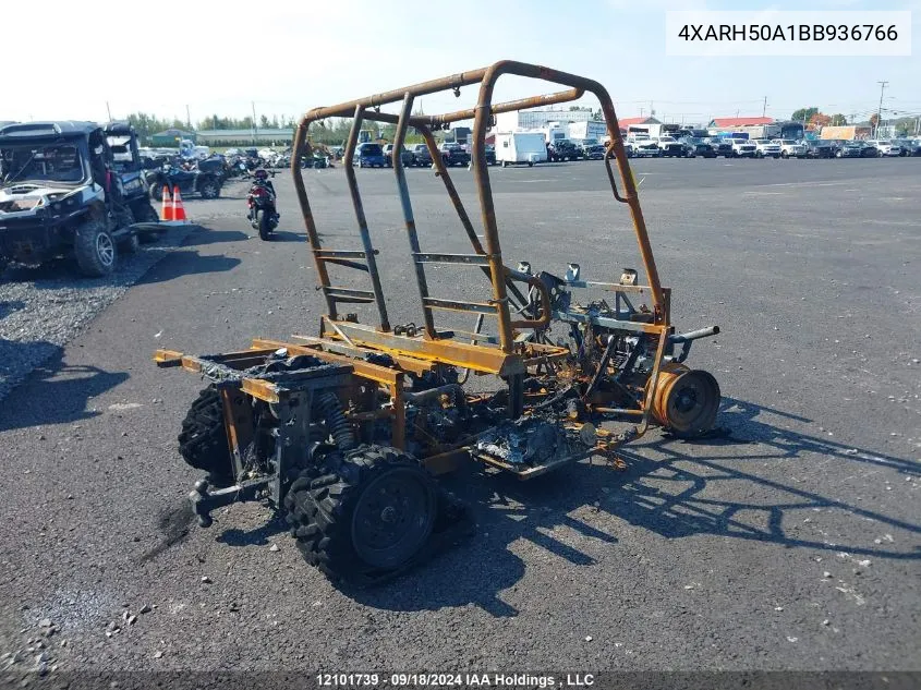 2011 Polaris Ranger 500 Efi VIN: 4XARH50A1BB936766 Lot: 12101739