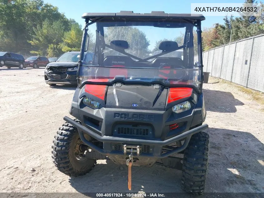 2011 Polaris Ranger 800/Xp VIN: 4XATH76A0B4264532 Lot: 40517924