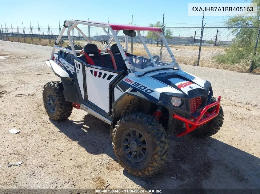 2011 Polaris Ranger Rzr 900Xp VIN: 4XAJH87A1BB405163 Lot: 40790345