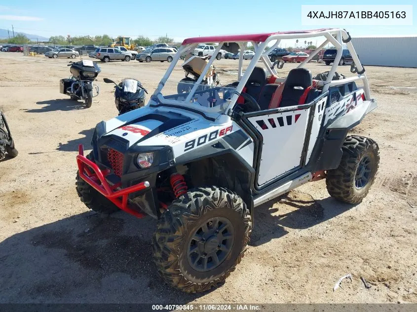 2011 Polaris Ranger Rzr 900Xp VIN: 4XAJH87A1BB405163 Lot: 40790345