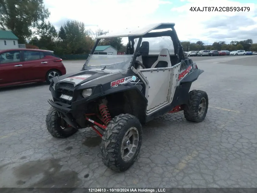 2012 Polaris Ranger Rzr 900Xp VIN: 4XAJT87A2CB593479 Lot: 12124613