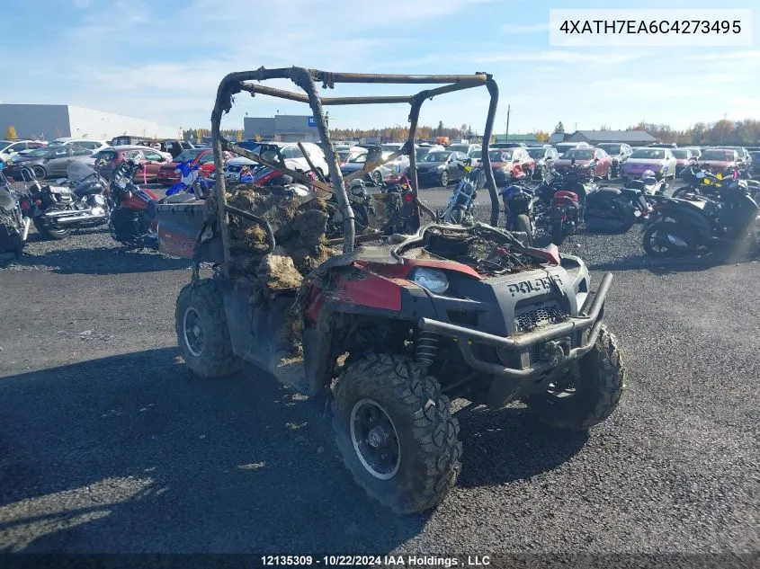 2012 Polaris Ranger 800 Xp Eps VIN: 4XATH7EA6C4273495 Lot: 12135309