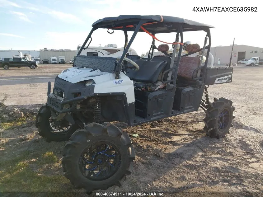 2012 Polaris Ranger 800 Crew Eps VIN: 4XAWH7EAXCE635982 Lot: 40674911