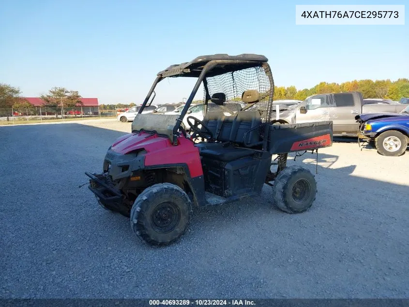 2012 Polaris Ranger 800 Xp VIN: 4XATH76A7CE295773 Lot: 40693289