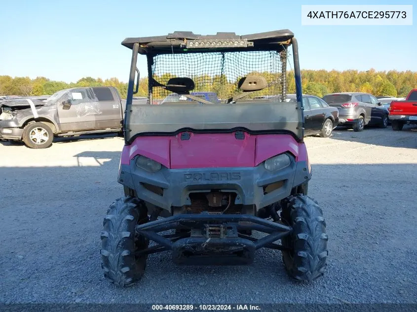 2012 Polaris Ranger 800 Xp VIN: 4XATH76A7CE295773 Lot: 40693289