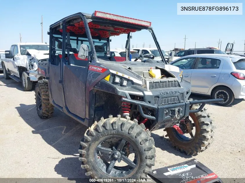 2015 Polaris Ranger Crew 900 Eps VIN: 3NSRUE878FG896173 Lot: 40619261