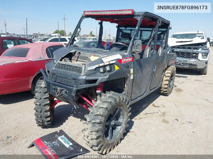 2015 Polaris Ranger Crew 900 Eps VIN: 3NSRUE878FG896173 Lot: 40619261