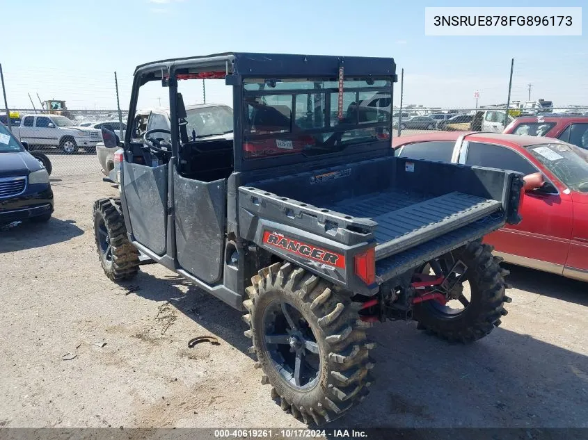 2015 Polaris Ranger Crew 900 Eps VIN: 3NSRUE878FG896173 Lot: 40619261