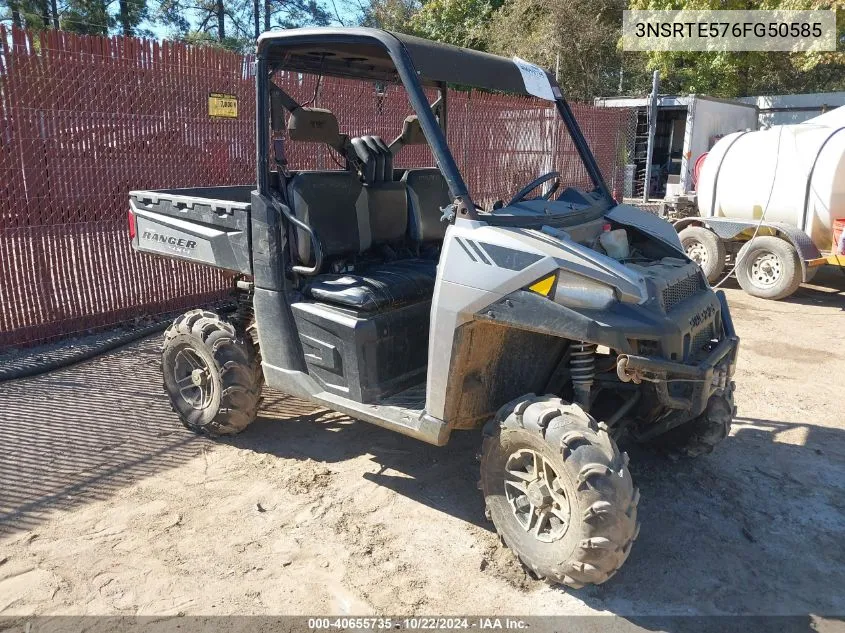 2015 Polaris Ranger 570 Eps Full-Size VIN: 3NSRTE576FG50585 Lot: 40655735