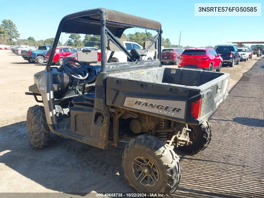 2015 Polaris Ranger 570 Eps Full-Size VIN: 3NSRTE576FG50585 Lot: 40655735