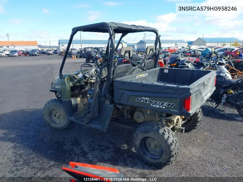 2017 Polaris Ranger 570 Full-Size VIN: 3NSRCA579HG958246 Lot: 12125461