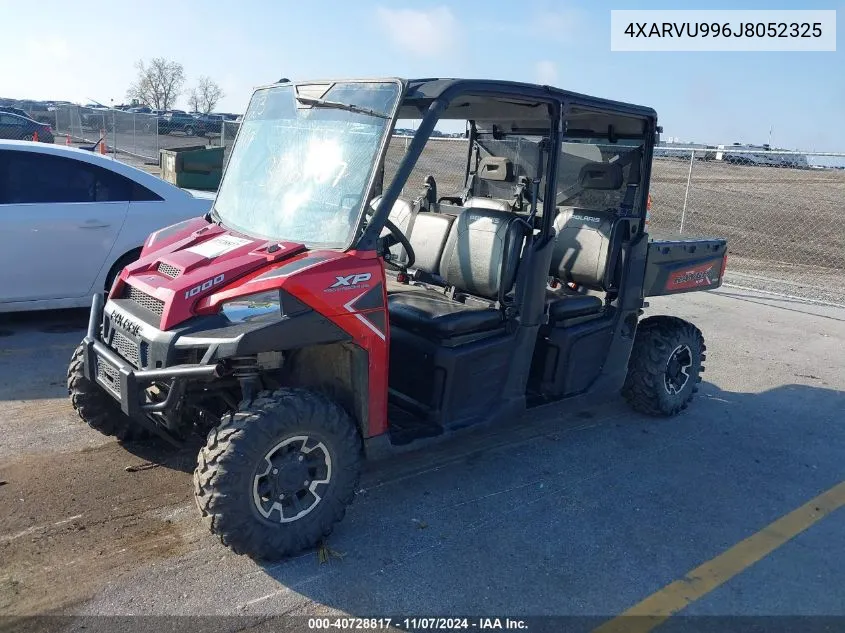 2018 Polaris Ranger Crew Xp1000 Eps Nstr Hvac VIN: 4XARVU996J8052325 Lot: 40728817