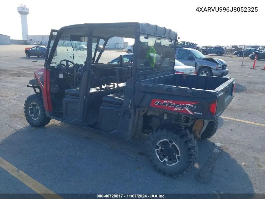 2018 Polaris Ranger Crew Xp1000 Eps Nstr Hvac VIN: 4XARVU996J8052325 Lot: 40728817