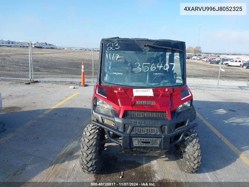 2018 Polaris Ranger Crew Xp1000 Eps Nstr Hvac VIN: 4XARVU996J8052325 Lot: 40728817