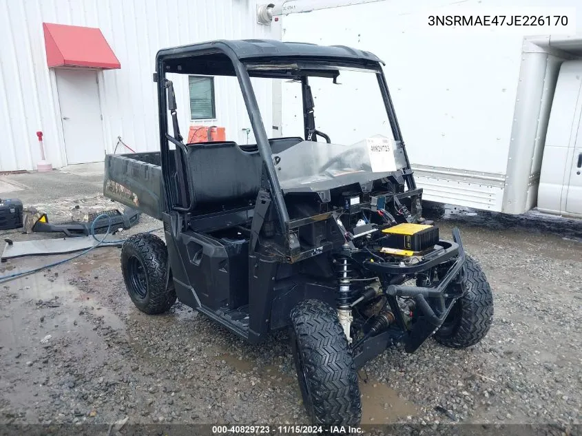 2018 Polaris Ranger Ev VIN: 3NSRMAE47JE226170 Lot: 40829723