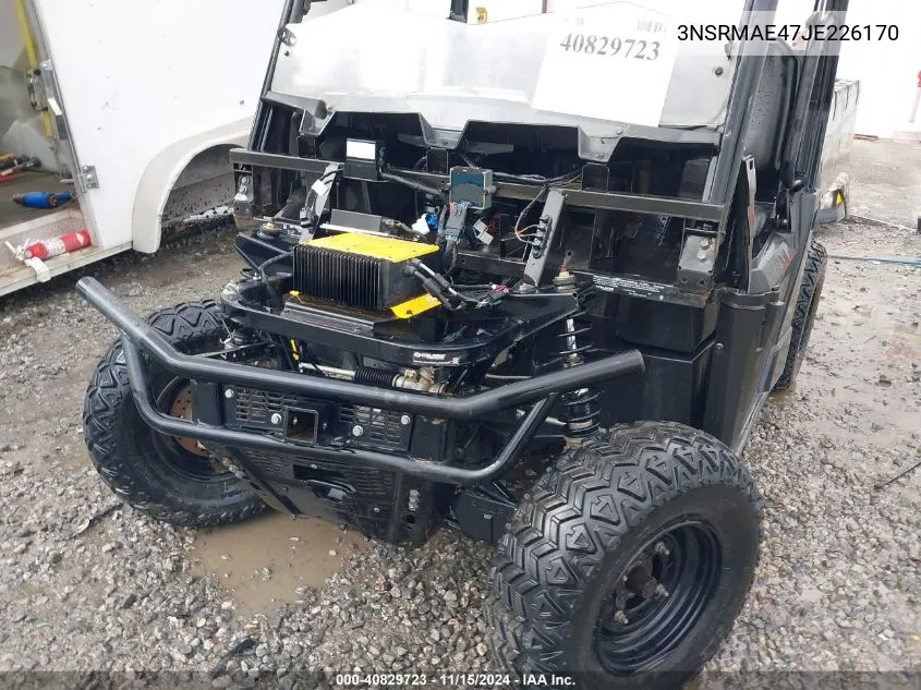 2018 Polaris Ranger Ev VIN: 3NSRMAE47JE226170 Lot: 40829723