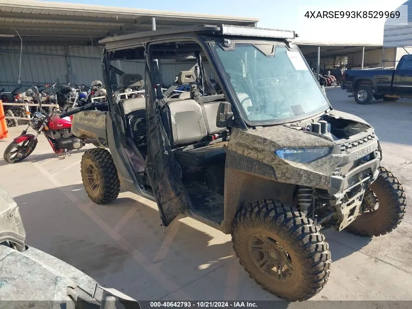 2019 Polaris Ranger Crew Xp 1000 Eps VIN: 4XARSE993K8529969 Lot: 40642793