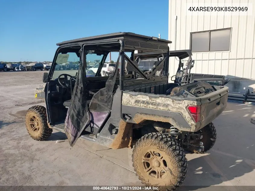 2019 Polaris Ranger Crew Xp 1000 Eps VIN: 4XARSE993K8529969 Lot: 40642793