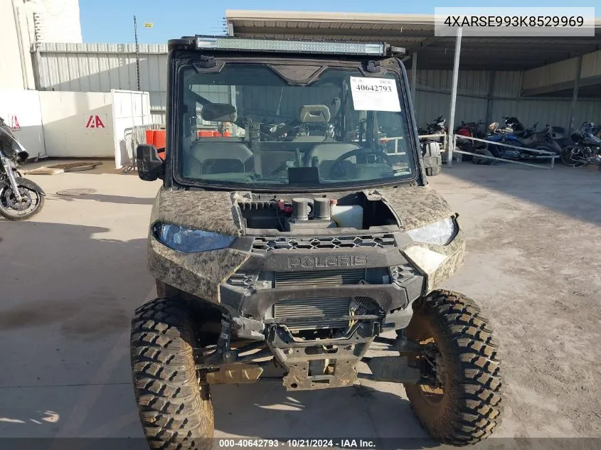 2019 Polaris Ranger Crew Xp 1000 Eps VIN: 4XARSE993K8529969 Lot: 40642793