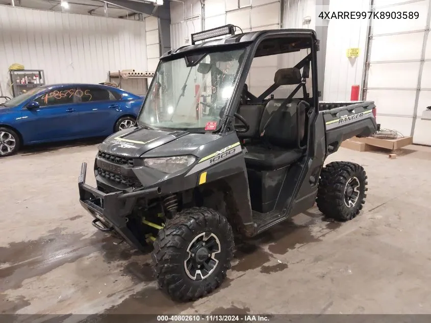 2019 Polaris Ranger Xp 1000 Eps VIN: 4XARRE997K8903589 Lot: 40802610