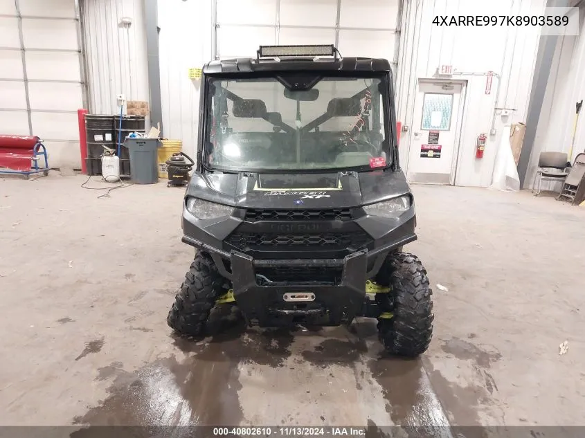 2019 Polaris Ranger Xp 1000 Eps VIN: 4XARRE997K8903589 Lot: 40802610