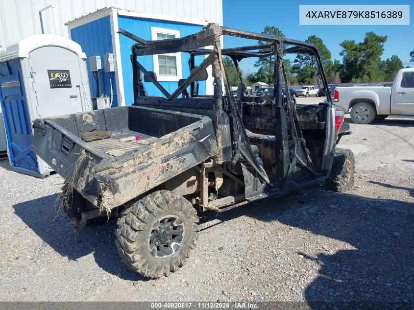 2019 Polaris Ranger Crew Xp 900 Eps VIN: 4XARVE879K8516389 Lot: 40820817