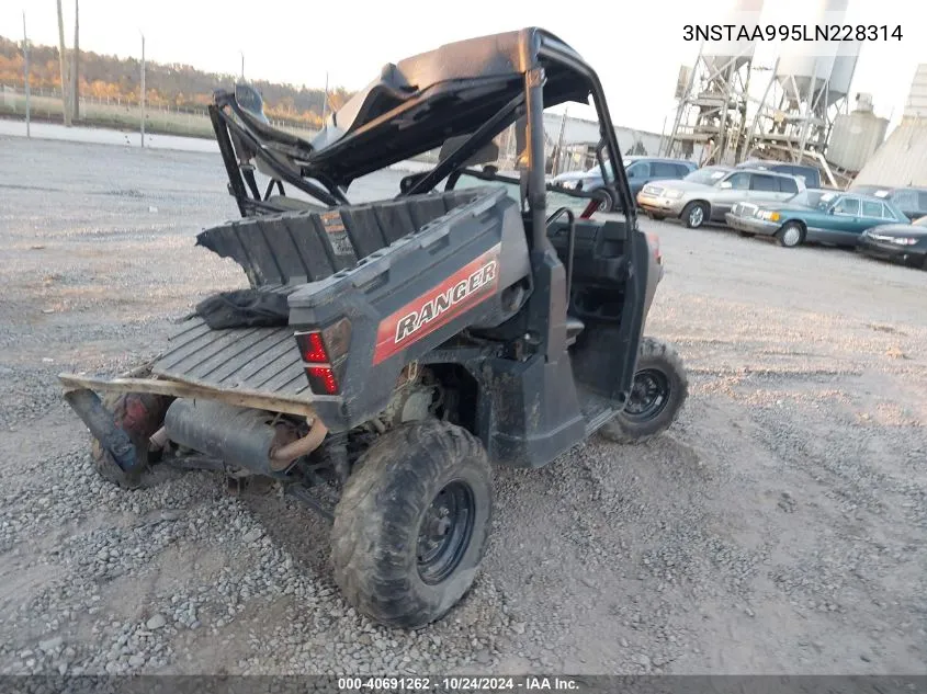 2020 Polaris Ranger 1000 VIN: 3NSTAA995LN228314 Lot: 40691262