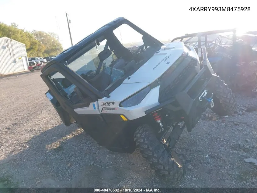 2021 Polaris Ranger Xp 1000 Northstar Ultimate VIN: 4XARRY993M8475928 Lot: 40478532