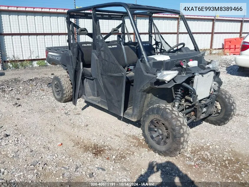 2021 Polaris Ranger Crew 1000 Premium VIN: 4XAT6E993M8389466 Lot: 40571191