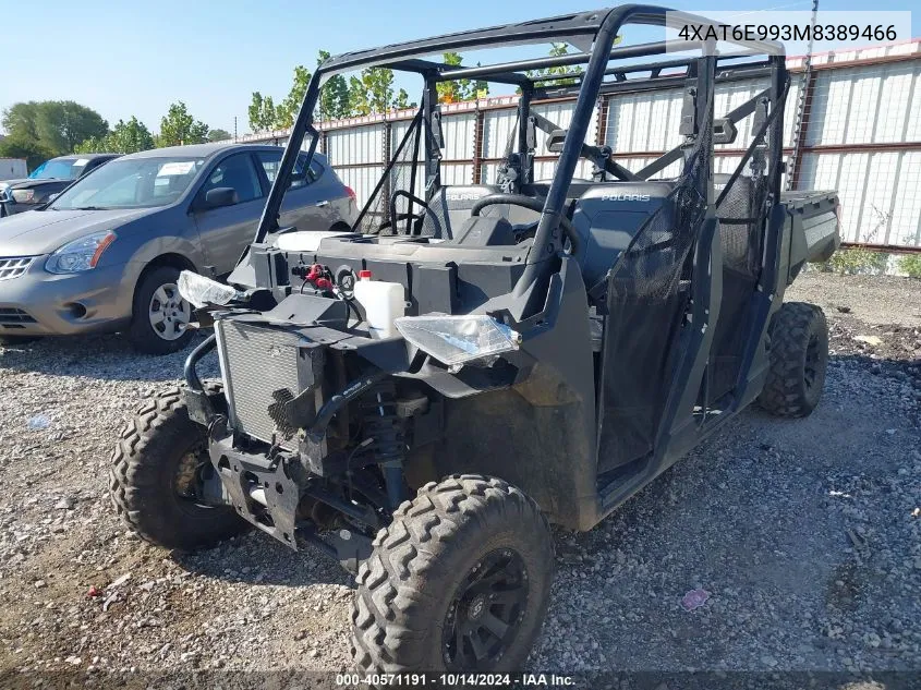 2021 Polaris Ranger Crew 1000 Premium VIN: 4XAT6E993M8389466 Lot: 40571191