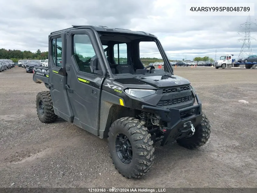 2023 Polaris Ranger Crew Xp 1000 Northstar Ultimate VIN: 4XARSY995P8048789 Lot: 12103163