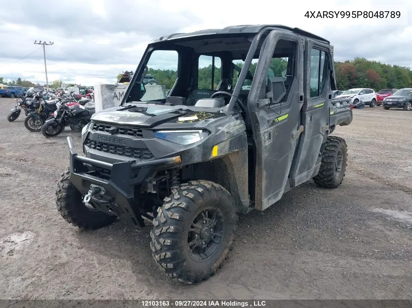 2023 Polaris Ranger Crew Xp 1000 Northstar Ultimate VIN: 4XARSY995P8048789 Lot: 12103163