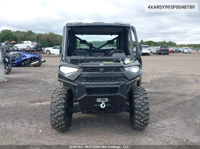 2023 Polaris Ranger Crew Xp 1000 Northstar Ultimate VIN: 4XARSY995P8048789 Lot: 12103163