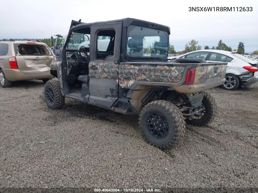 2024 Polaris Ranger Crew Xd 1500 Northstar Edition Ultimate VIN: 3NSX6W1R8RM112633 Lot: 40643004