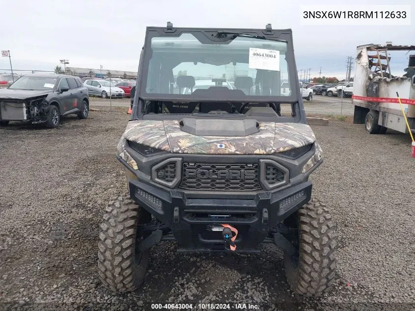 2024 Polaris Ranger Crew Xd 1500 Northstar Edition Ultimate VIN: 3NSX6W1R8RM112633 Lot: 40643004